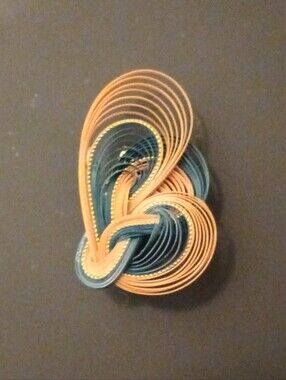Scarf Holder Handmade Natural Bamboo Jewelry Promo J.H. Schuler Co. Hanover Pa.
